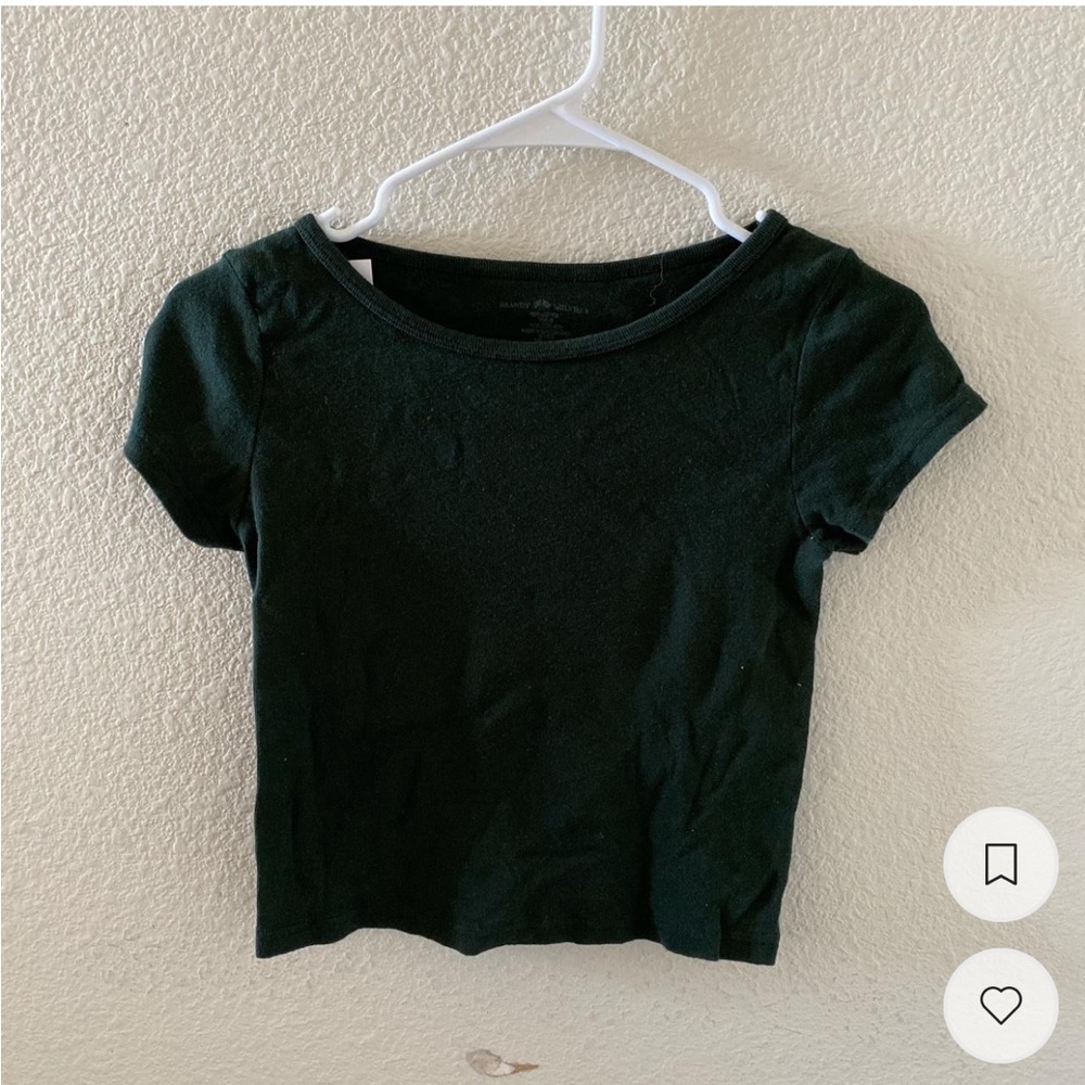 Brandy melville green Elodie top - Picture 2 of 5